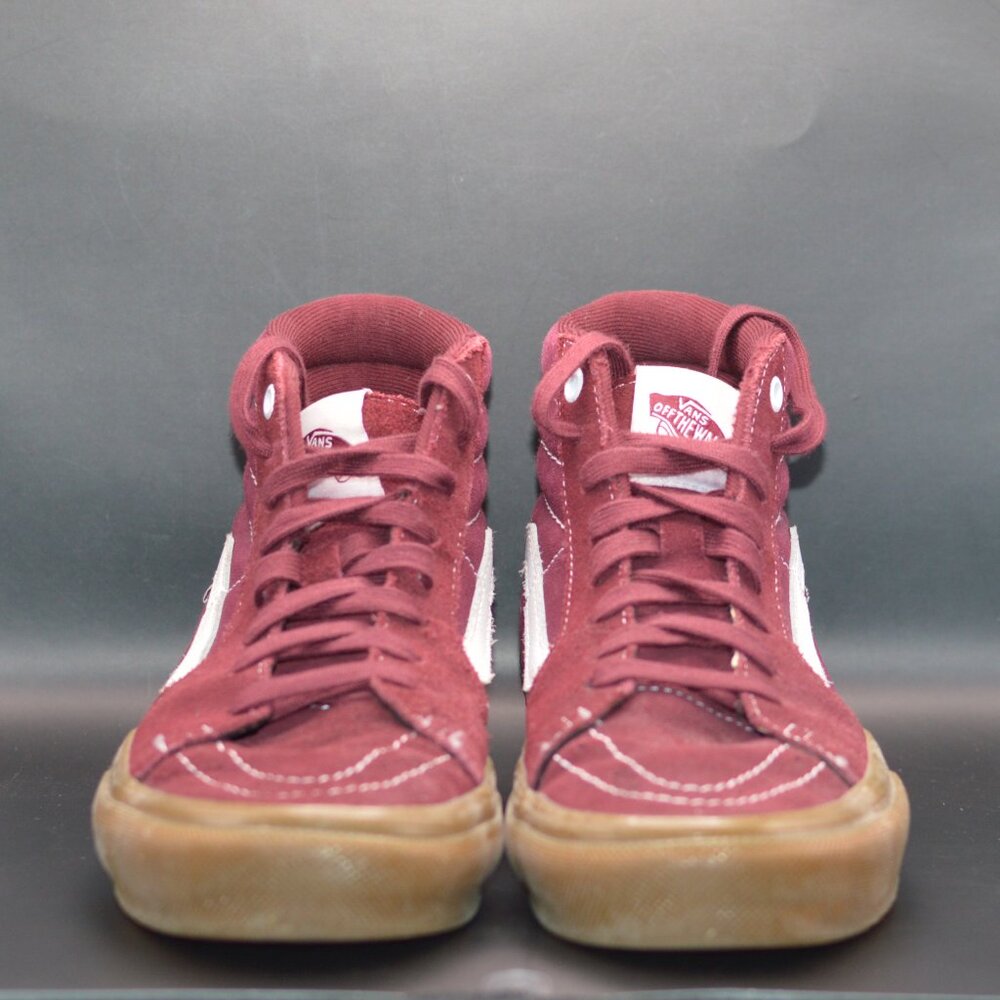 Mens Vans Marron Sk8-Hi Popcush Shoes Size 6.5